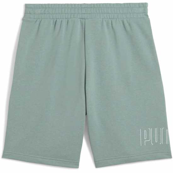 Puma Sport Graphic Jersey Jogger Shorts Зелена Луна 