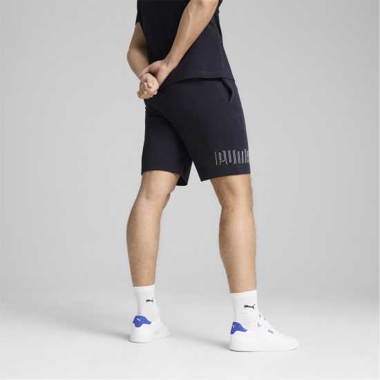 Puma Sport Graphic Jersey Jogger Shorts Пума Нави Puma Sport Graphic Jersey Jogger Shorts Пума Нави