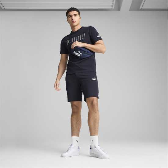 Puma Sport Graphic Jersey Jogger Shorts Пума Нави Puma Sport Graphic Jersey Jogger Shorts Пума Нави