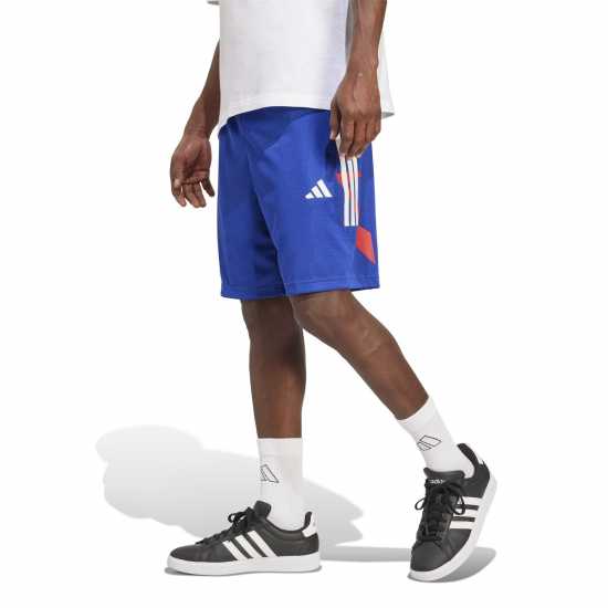 Мъжки къси панталони Adidas House Of Tiro Nations Shorts Adults Dk Blue/White Adidas House Of Tiro Nations Shorts Adults Dk Blue/White Мъжки къси панталони