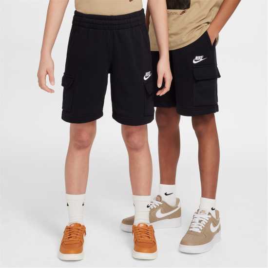 Nike Kids' Cargo Shorts Black 
