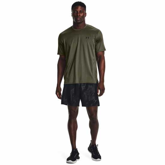 Under Armour Мъжки Шорти Emboss Shorts Mens Черно Мъжки къси панталони
