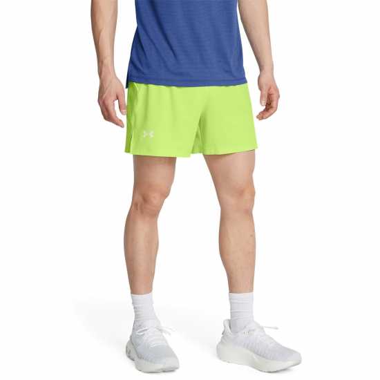 Мъжки къси панталони Under Armour LAUNCH PRO 5'' SHORTS Green Under Armour LAUNCH PRO 5'' SHORTS Green Мъжки къси панталони
