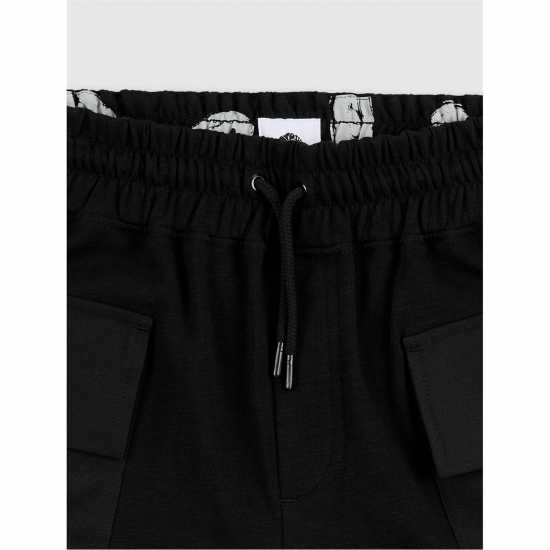 Мъжки къси панталони Pretty Green Pg Stamford Shorts Sn53 Черно Pretty Green Pg Stamford Shorts Sn53 Черно Мъжки къси панталони