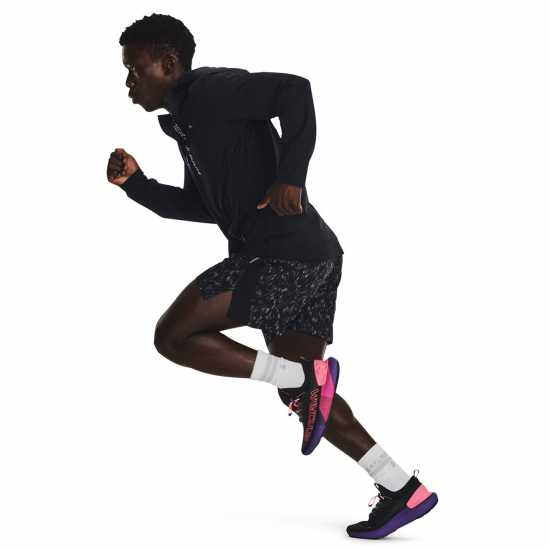 Under Armour Мъжки Шорти Launch Elite 5 Shorts Mens Черно Мъжки къси панталони