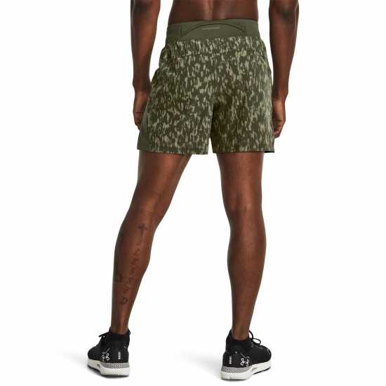 Under Armour Мъжки Шорти Launch Elite 5 Shorts Mens Зелено Мъжки къси панталони
