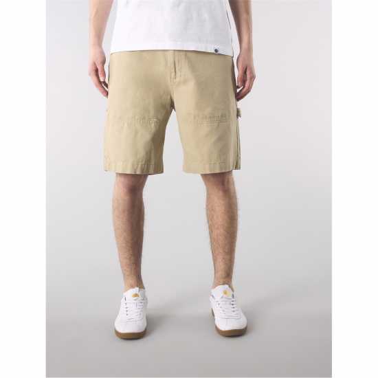 Pretty Green Pg Stamford Carpentr Sn53 Тоуп Мъжки къси панталони