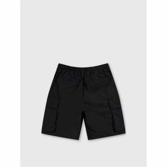 Pretty Green Men's Stamford Cargo Shorts Черно Pretty Green Men's Stamford Cargo Shorts Черно