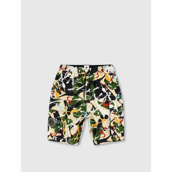 Pretty Green Men's Convergence Cargo Shorts  