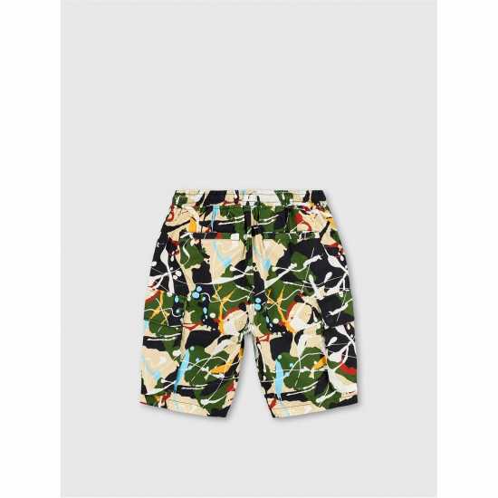 Pretty Green Men's Convergence Cargo Shorts  