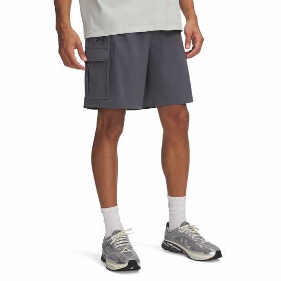 Under Armour Men's Vibe Woven Cargo Shorts C Rock/Black 