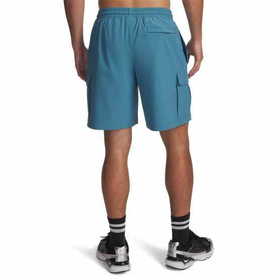 Under Armour Men's Vibe Woven Cargo Shorts Blue/Black 