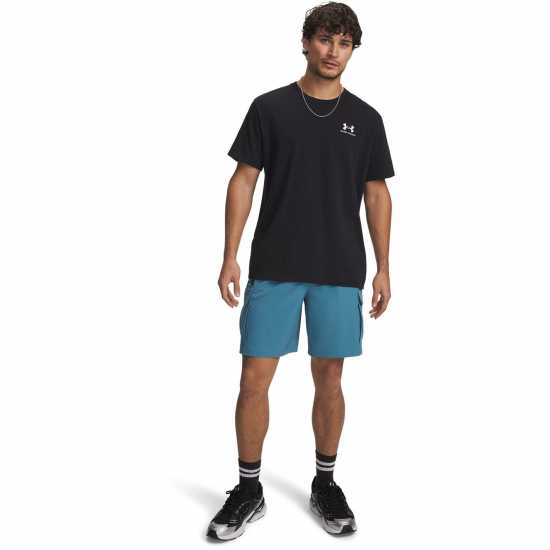 Under Armour Men's Vibe Woven Cargo Shorts Blue/Black 