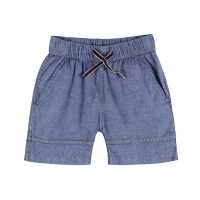 Chambray Jersey Jogger Shorts Chambray Jersey Jogger Shorts