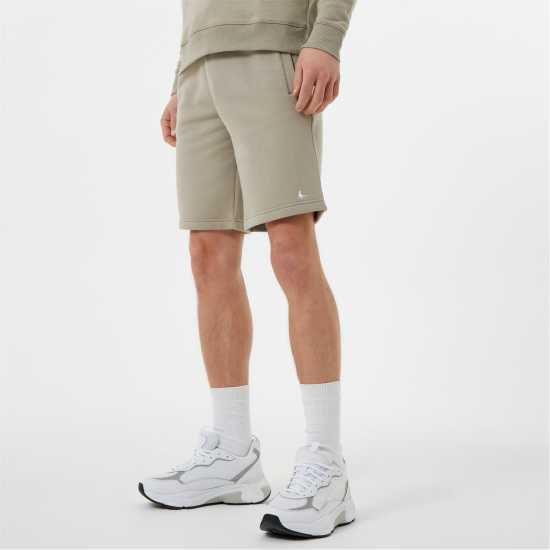 Jack Wills Balmore Pheasant Sweat Shorts Taupe Мъжко облекло за едри хора