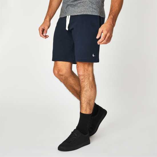 Jack Wills Balmore Pheasant Sweat Shorts Navy Мъжко облекло за едри хора