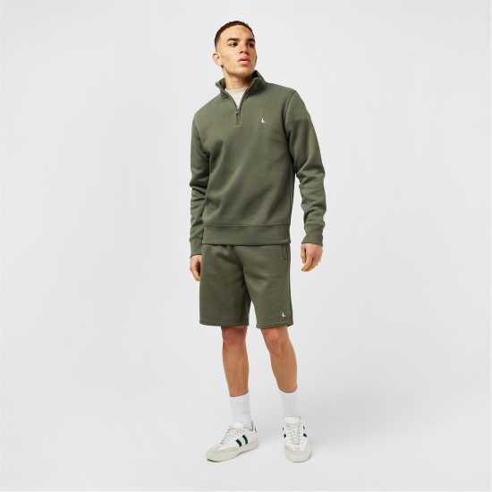 Мъжки къси панталони Jack Wills Balmore Pheasant Sweat Shorts Мъгливо зелено Jack Wills Balmore Pheasant Sweat Shorts Мъгливо зелено Мъжки къси панталони