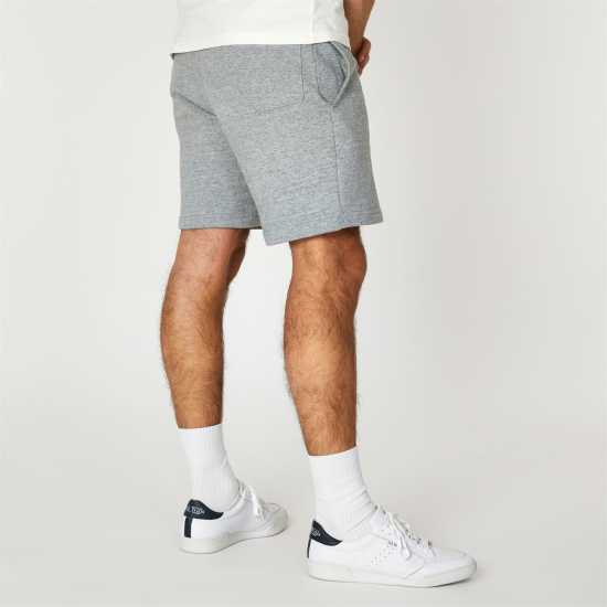 Jack Wills Balmore Pheasant Sweat Shorts Grey Marl Мъжко облекло за едри хора
