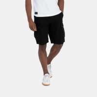 Peaceful Hooligan Men's Cargo Shorts Black 