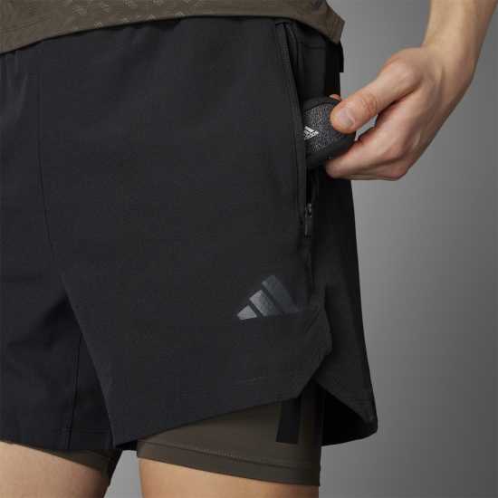 Мъжки къси панталони Adidas Мъжки Къси Панталони За Фитнес Power 2In1 Gym Short Mens Adidas Мъжки Къси Панталони За Фитнес Power 2In1 Gym Short Mens Мъжки къси панталони