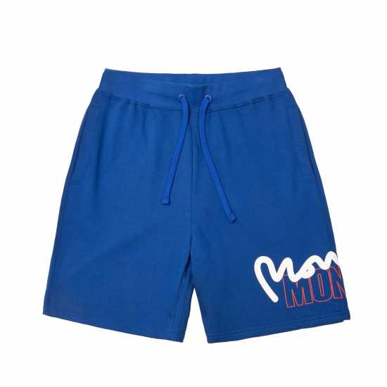 Money Stencil Shorts Кралско синьо Мъжки къси панталони