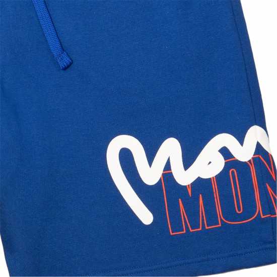 Money Stencil Shorts Кралско синьо Мъжки къси панталони