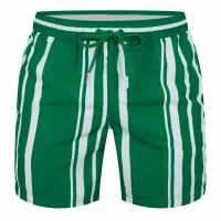 Colors Bx Pat Sn99 Green Stripe Мъжки къси панталони
