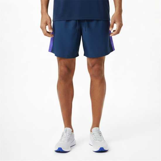 New Balance Men's Performance Gym Shorts Navy/Purple New Balance Men's Performance Gym Shorts Navy/Purple
