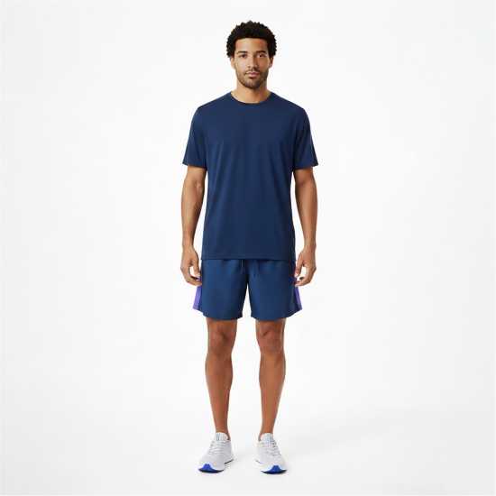 New Balance Men's Performance Gym Shorts Navy/Purple New Balance Men's Performance Gym Shorts Navy/Purple