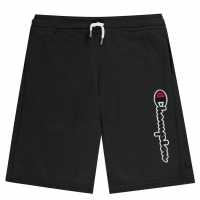 Champion Logo Shorts Black Детски къси панталони