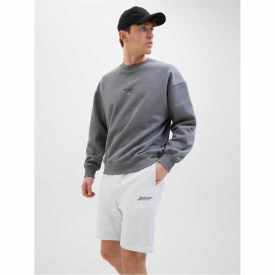 Мъжки къси панталони Jack And Jones Beau Shorts Бяло Меланж Jack And Jones Beau Shorts Бяло Меланж Мъжки къси панталони