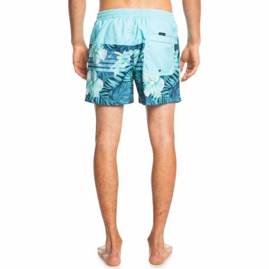 Quiksilver Мъжки Плувни Шорти Floral Stripe Swim Shorts Mens