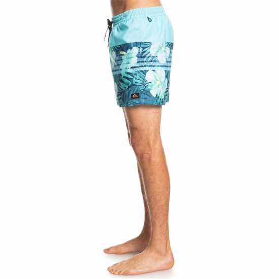 Quiksilver Мъжки Плувни Шорти Floral Stripe Swim Shorts Mens  Мъжко облекло за едри хора
