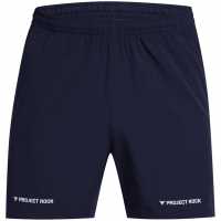 Under Armour Armour Pjt Rock Ultimate 5 Training Short Gym Mens Blue Мъжки къси панталони