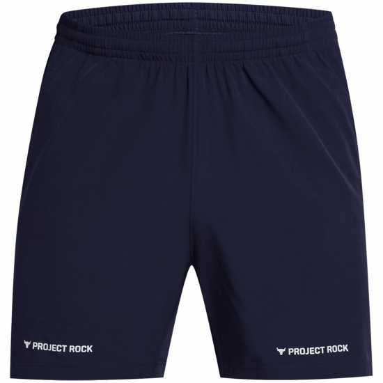 Мъжки къси панталони Under Armour Armour Pjt Rock Ultimate 5 Training Short Gym Mens Blue Under Armour Armour Pjt Rock Ultimate 5 Training Short Gym Mens Blue Мъжки къси панталони