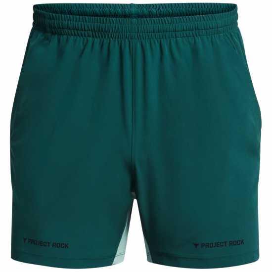Мъжки къси панталони Under Armour Armour Pjt Rock Ultimate 5 Training Short Gym Mens Blue Under Armour Armour Pjt Rock Ultimate 5 Training Short Gym Mens Blue Мъжки къси панталони