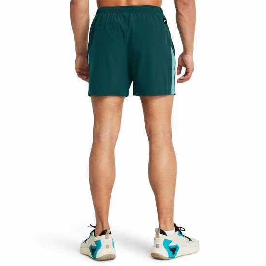 Мъжки къси панталони Under Armour Armour Pjt Rock Ultimate 5 Training Short Gym Mens Blue Under Armour Armour Pjt Rock Ultimate 5 Training Short Gym Mens Blue Мъжки къси панталони