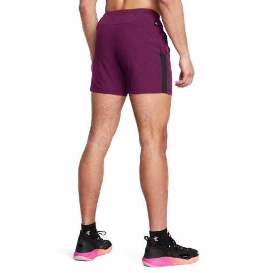 Under Armour Armour Pjt Rock Ultimate 5 Training Short Gym Mens Purple Мъжки къси панталони