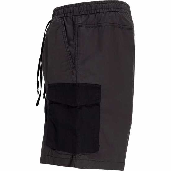 Мъжки Къси Панталони С Джобове Jack And Jones Alfie Cargo Shorts Mens Черно Мъжки къси панталони