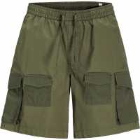 Мъжки Къси Панталони С Джобове Jack And Jones Alfie Cargo Shorts Mens Прахнато маслина Мъжки къси панталони
