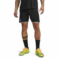 Under Armour Men's Chall Trainer Performance Gym Shorts Black/White 