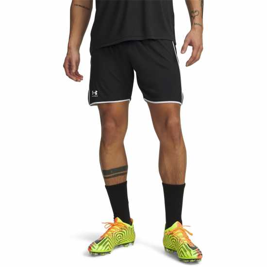 Under Armour Men's Chall Trainer Performance Gym Shorts Black/White 
