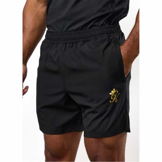 Gym King Energy Short - 6” Black/Gold Gym King Energy Short - 6” Black/Gold