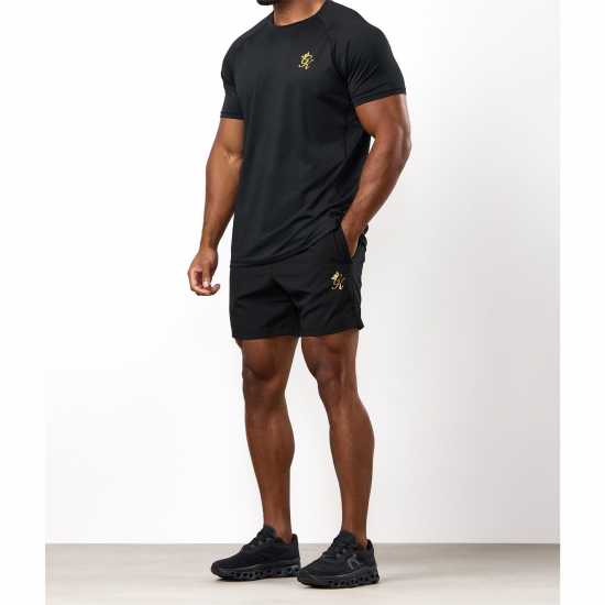 Gym King Energy Short - 6” Black/Gold Gym King Energy Short - 6” Black/Gold