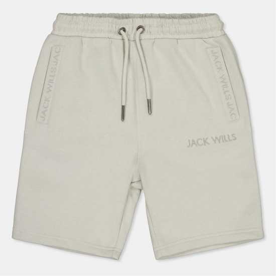 Jack Wills Jacquard Short Jn53 Light Grey Детски къси панталони