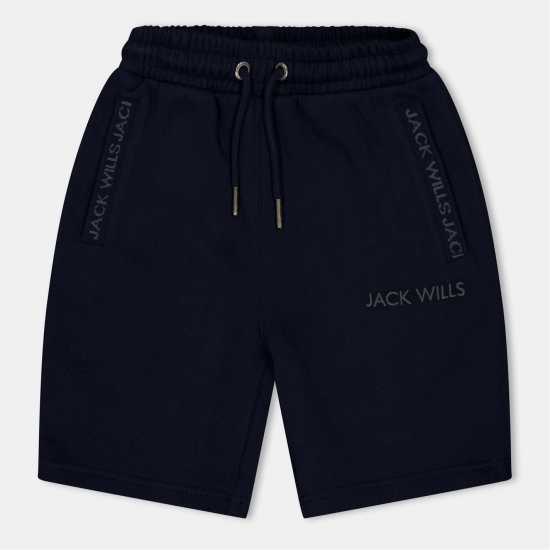 Jack Wills Jacquard Short Jn53 Navy Детски къси панталони