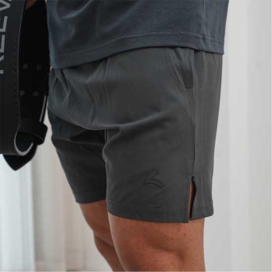Мъжки къси панталони Reeva Premium Active Shorts Grey Reeva Premium Active Shorts Grey Мъжки къси панталони