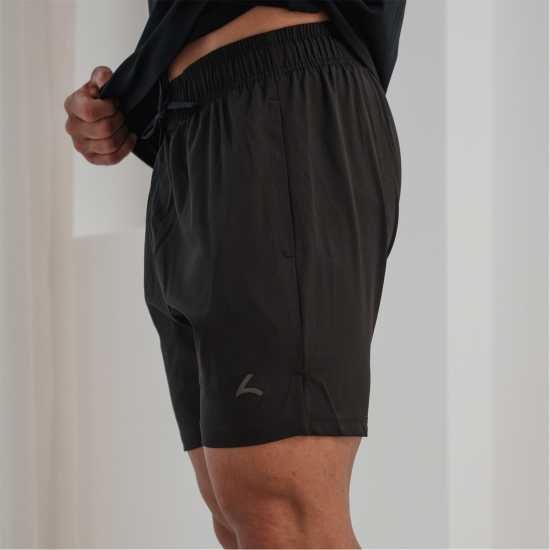 Reeva Premium Active Shorts Black Мъжки къси панталони