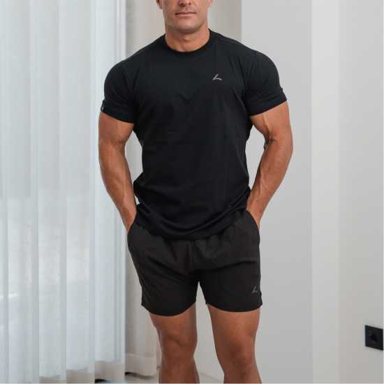 Reeva Premium Active Shorts Black Мъжки къси панталони