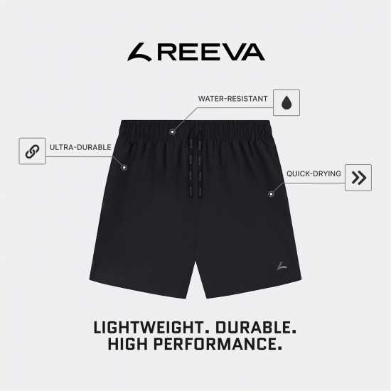 Reeva Premium Active Shorts Black Мъжки къси панталони
